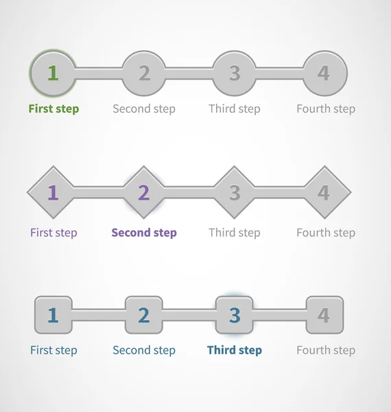 Barres de progression — Image vectorielle