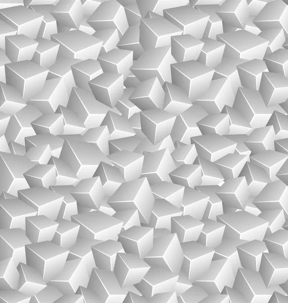 Grayscale Cubes Background — Stock Vector