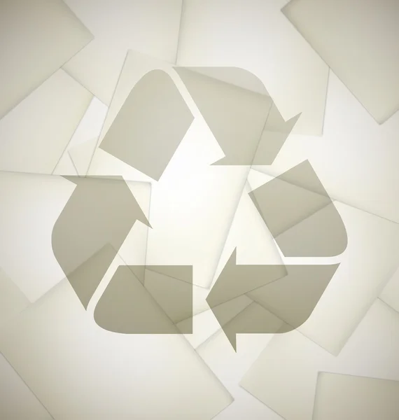 Papier recyclé froissé — Image vectorielle
