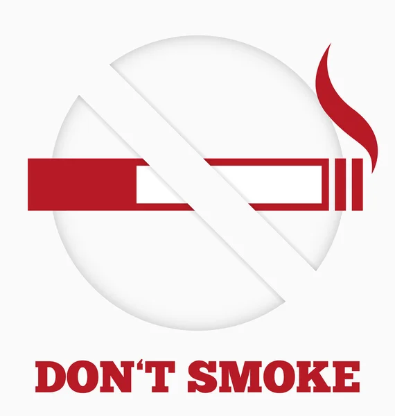 No fumar — Archivo Imágenes Vectoriales