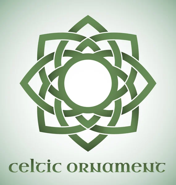 Celtic ornament with gradients — Stock Vector