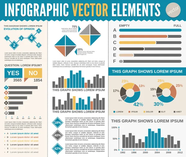 Infographic sjabloon — Stockvector