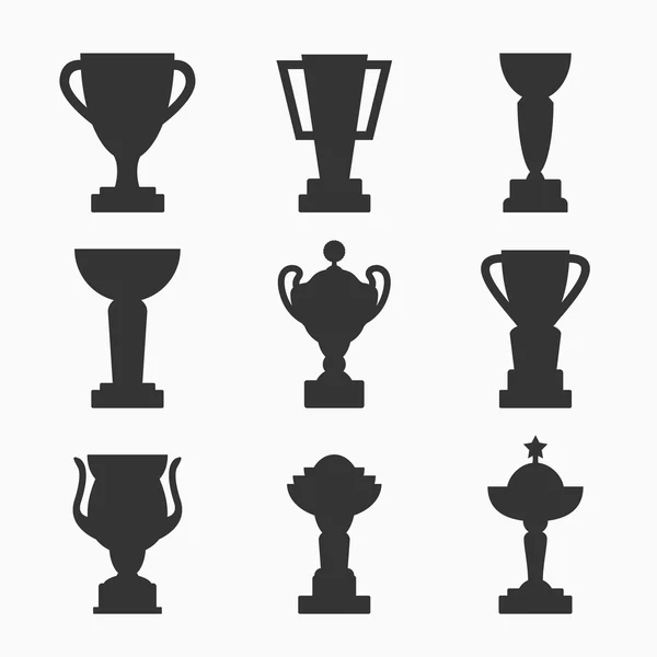 Trophy set — Stock Vector