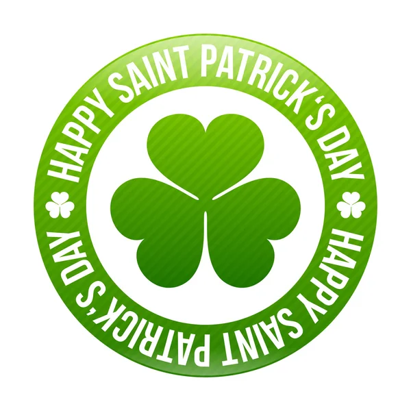 Shamrock embleem — Stockvector