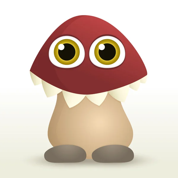 Mushroom monster — Stockvector