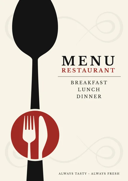 Gastronomie - symbole du restaurant — Image vectorielle