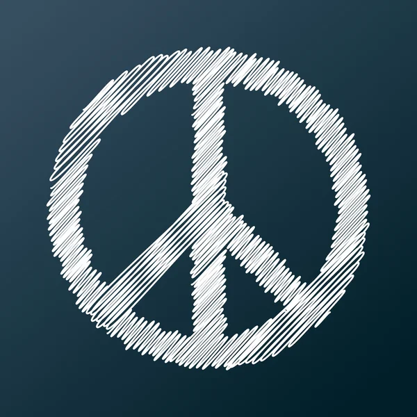 Emblema de paz — Vetor de Stock