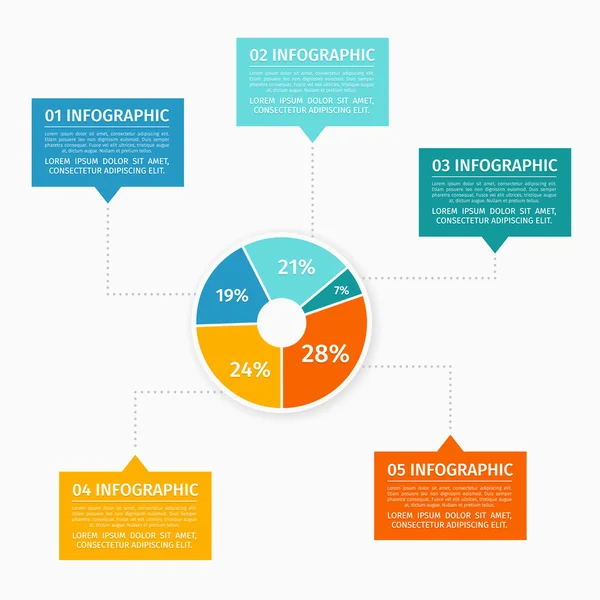 Infographic seti — Stok Vektör