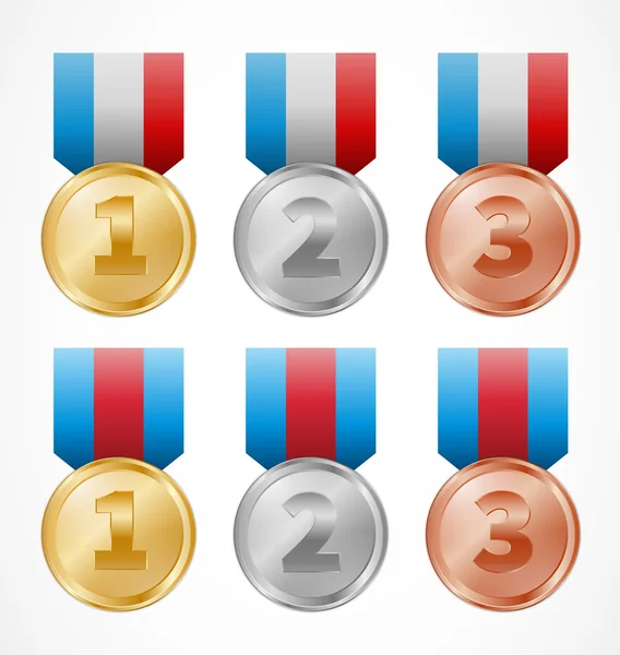 Star medals — Stock Vector