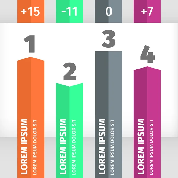 Moderne Infografik-Vorlage — Stockvektor