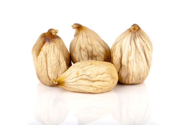 Dried figs white background — Stock Photo, Image