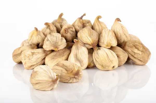 Dried figs white background — Stock Photo, Image