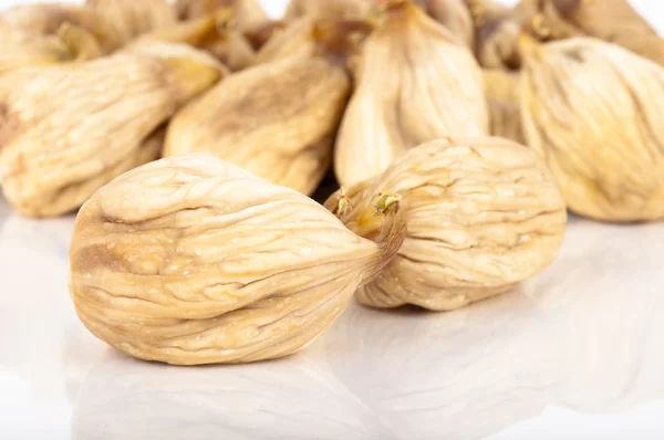 Dried figs white background Stock Picture