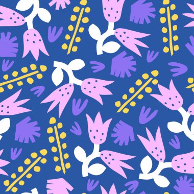 Moda olan parmak izleri için kusursuz bir arka plan. Kusursuz vektör dokusu. El çizimi arkaplan.