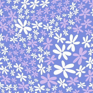 Kusursuz çiçek deseni. Çiçek arkaplan. Ev dekorasyonu için duvar kağıdı. El çizimi illüstrasyon.