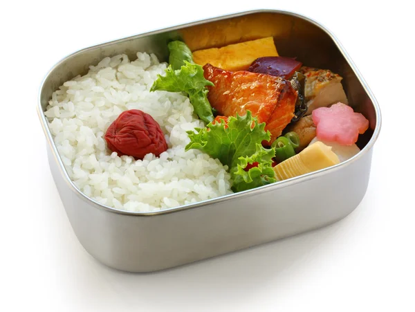 Bento, boîte à lunch — Photo