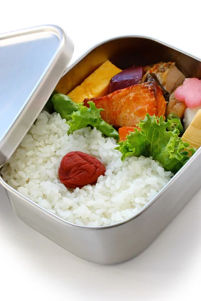 Bento, almuerzo japonés en caja — Foto de Stock