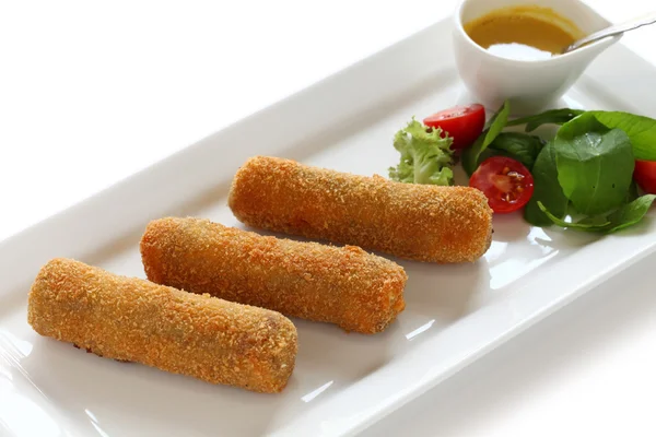 Croquete de carne de bovino holandês — Fotografia de Stock