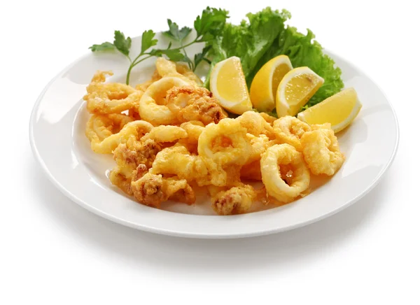 Fried calamari — Stock Photo, Image