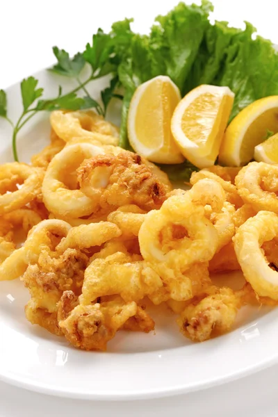 Fried calamari — Stock Photo, Image