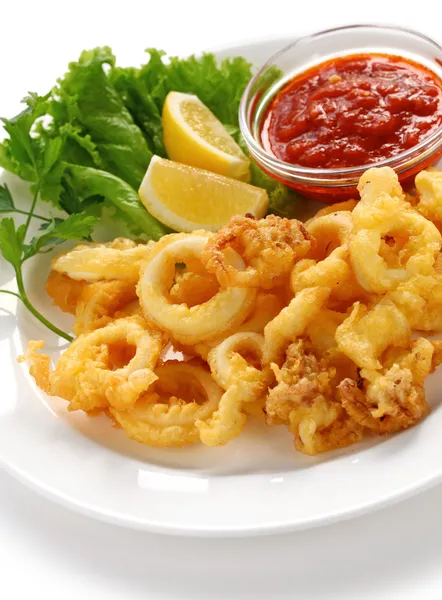 Calamari fritti — Foto Stock