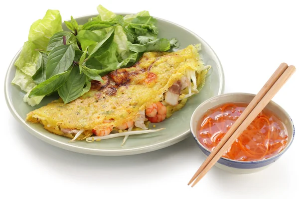 Banh xeo, vietnamesische Küche — Stockfoto