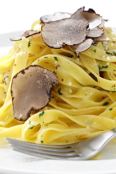Tagliatelle with truffles — Stock Photo, Image