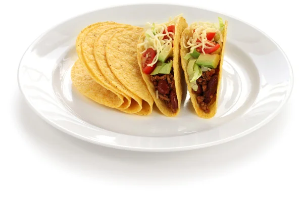 Hovězí tacos — Stock fotografie