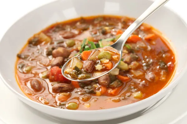 Minestrone soup — Stock Photo, Image