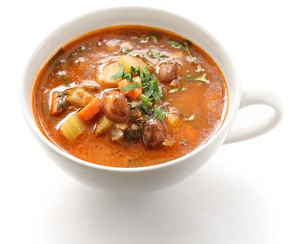 Sopa de Minestrone — Fotografia de Stock