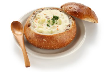 hamur mayası ekmek kase balık çorbası