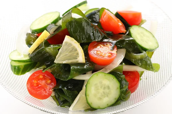 Wakame tång sallad — Stockfoto