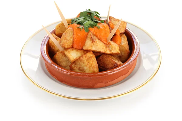 Patatas bravas, spanische Tapas — Stockfoto