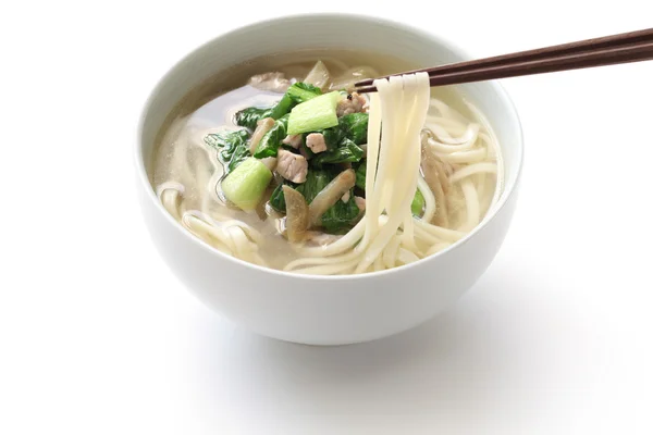 Zha cai rou si mian, plato de fideos chinos —  Fotos de Stock