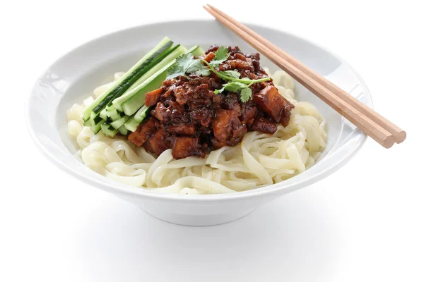 Zha jiang mian, masakan cina — Stok Foto