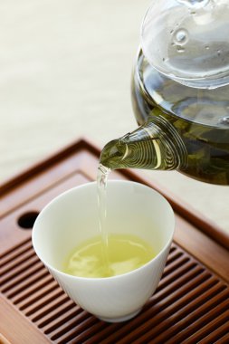 Çin çay sunumu