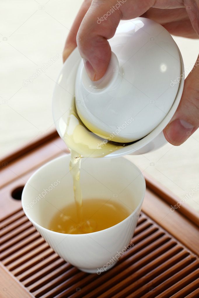 Chinese tea serving