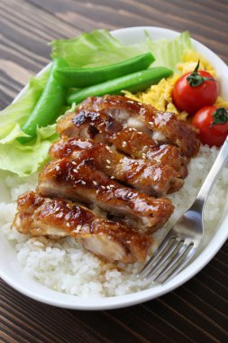 Teriyaki tavuk pirinç