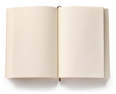 boş paperback açıldı