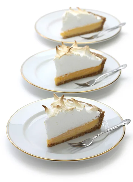 Tarta de merengue de limón — Foto de Stock