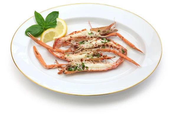 Grilled scampi — Stock Photo, Image