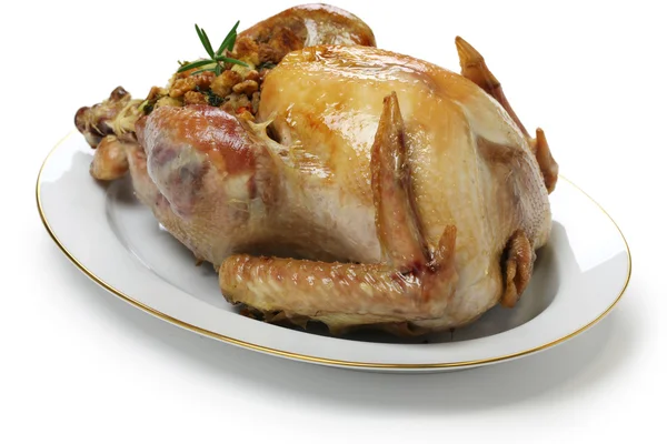 Roast turkey with stuffing — Stock Photo, Image