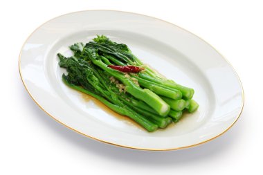 İstiridye soslu Çin brokolisi.