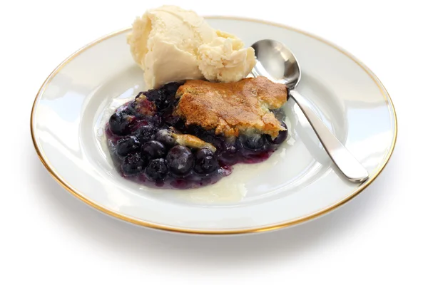 Blueberry cobbler — Stock Photo, Image