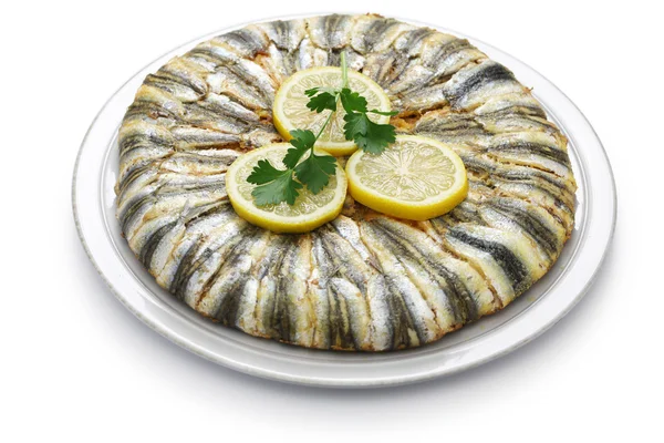 Anchovy pilaf(hamsi pilav), Turkish cuisine, Black Sea specialty — Stock Photo, Image