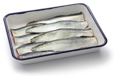 Salamura ringa balığı pişirme sürecinin
