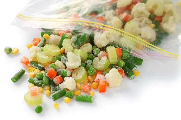 Zelfgemaakte bevroren groenten — Stockfoto