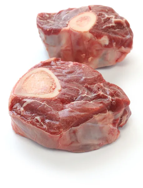 Kruis gesneden kalfsvlees schacht — Stockfoto