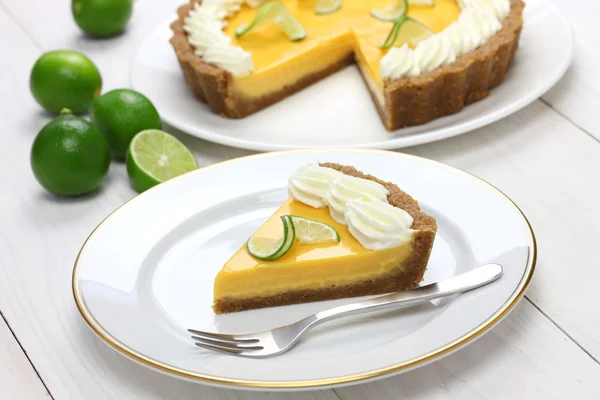 Homemade key lime pie — Stock Photo, Image