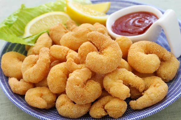 Popcorn shrimp — Stock Photo, Image